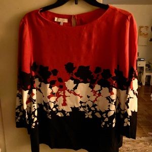 Hobbs London blouse, size 12, Tag says U.K. 16 but fits size 12 US